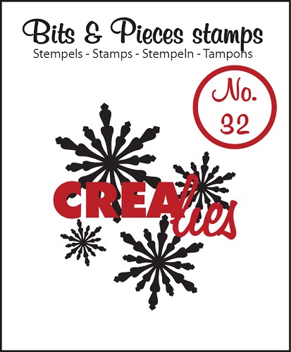 Crealies Silikon-Stempel Bits & Pieces Nr. 32 „Schneeflocke 2“ 1-teilig 