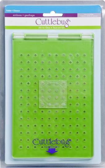 Cuttlebug Platteform All in One Grundplatte Repo Folder + 1 zweiteilige Prägeschablone 