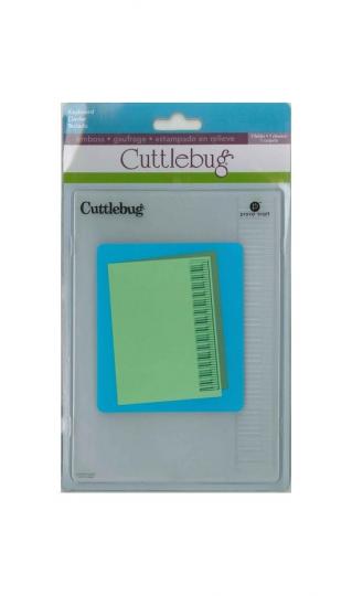 Cuttlebug Prägeschablone extra keyboard 12,7x17,8cm 
