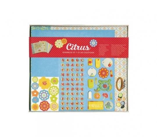 DCWV Album and box kit Citrus 30,5x30,5cm Set 