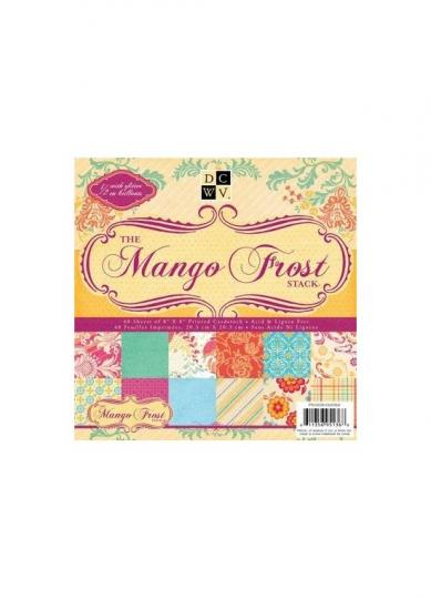 DCWV Paper stack Mango frost 20,3X20,3cm 48 Bögen 
