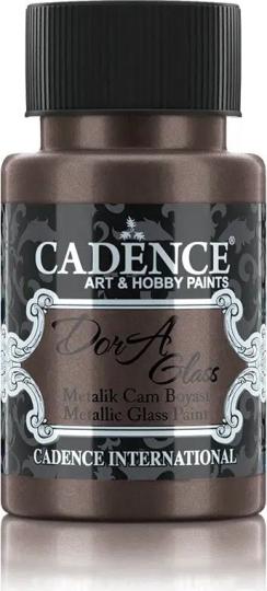 Cadence Dora Glas & Porzellanfarbe Glitzer-Metallic - 50ml Anthrazit Anthrazit