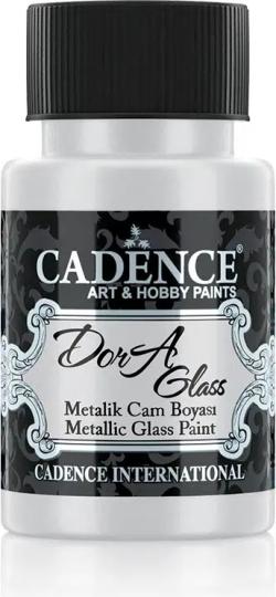 Cadence Dora Glas & Porzellanfarbe Glitzer-Metallic - 50ml Perlmutt Perlmutt