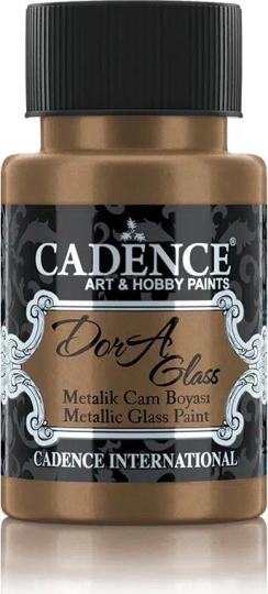 Cadence Dora Glas & Porzellanfarbe Glitzer-Metallic - 50ml Peridot Gold Peridot Gold
