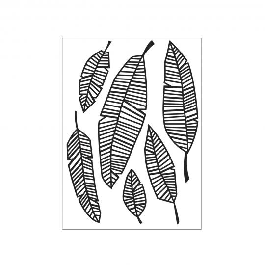 Darice Embossing - Prägeschablone 10,8x14,6cm Fallende Blätter 
