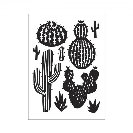 Darice Embossing - Prägeschablone 10,8x14,6cm Kaktus 