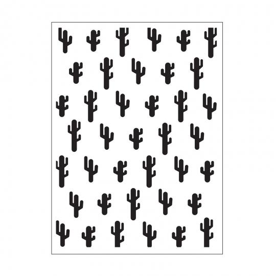 Darice Embossing - Prägeschablone 10,8x14,6cm Kaktus 