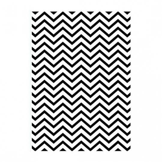 Darice Embossing-Prägeschablone Chevron 12,7 x 17,78cmcm 