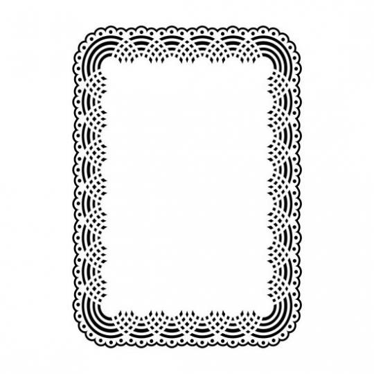 Darice Embossing-Prägeschablone Doily 12,7 x 17,78cmcm 