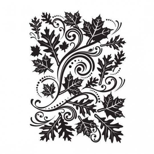 Darice Embossing-Prägeschablone Fall Leaf 10,8x14,6cm 