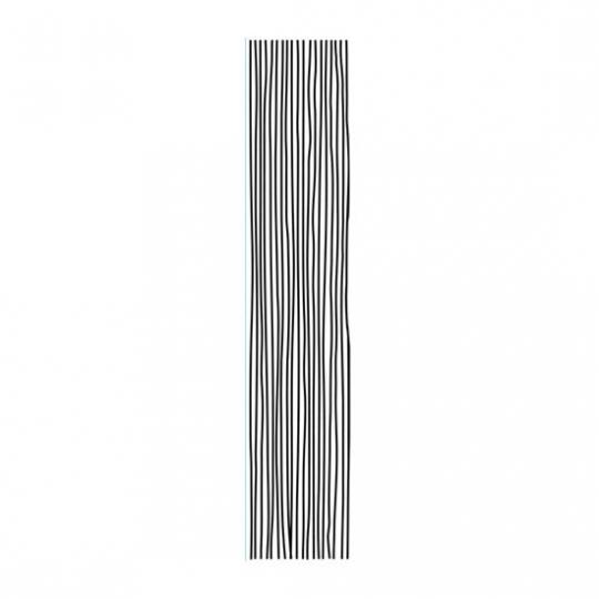 Darice Embossing-Prägeschablone Lines Thin 6,5x30,5cm 
