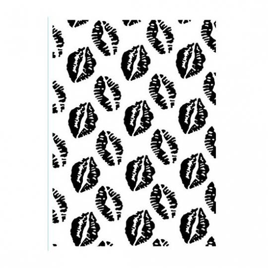Darice Embossing-Prägeschablone Lips Kissing 10,8x14,6cm 