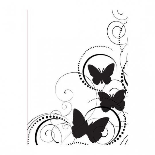Darice Embossing-Prägeschablone Schmetterling 14,6x10,8cm 