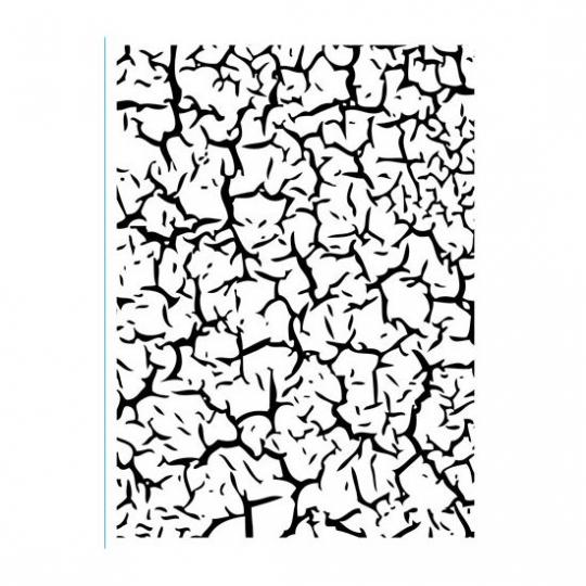 Darice Embossing-Prägeschablone crackle 10,8x14,6cm 