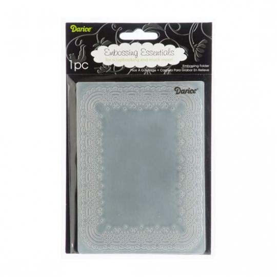 Darice Embossing-Prägeschablone dolly lace 10,8x14,6cm 