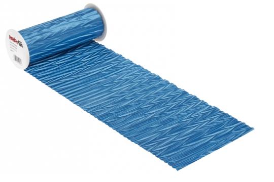 Deko-Stoff Satin-Plissée 20 cm x 5 m, petrol 