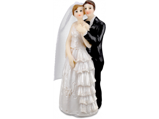 Dekofigur Brautpaar / Hochzeitspaar A ca. 10cm 