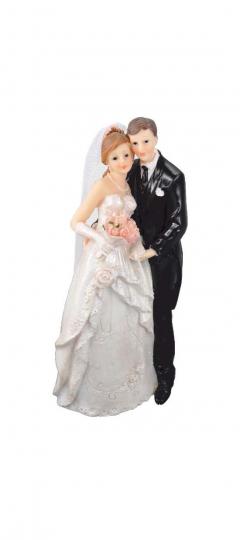 Dekofigur Brautpaar / Hochzeitspaar ca. 21cm 