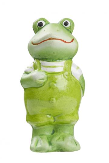 Dekofigur CREApop Frosch Junge, ca. 4 x 3 x 8 cm 