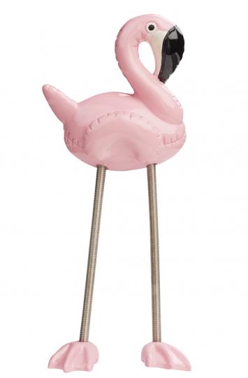 Dekofigur Flamingo ca. 14 cm, rosa, 2D, Magnet 
