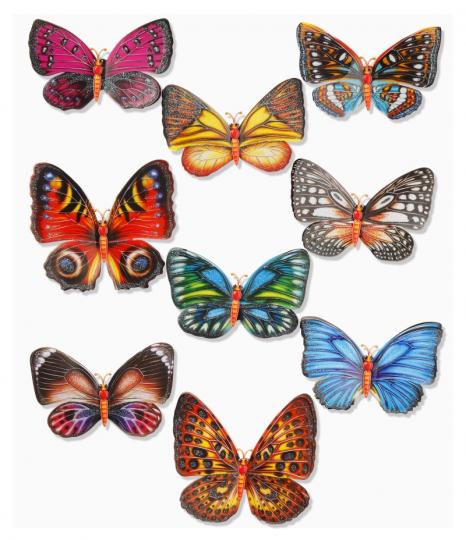 Dekosticker 3 D Sticker XXL Schmetterlinge II, 30 x 30 cm 