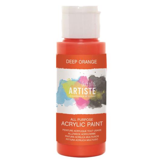 Docrafts Artiste Acrylfarbe 59ml Dunkelorange Dunkelorange