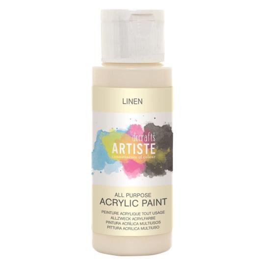 Docrafts Artiste Acrylfarbe 59ml Leinen Leinen