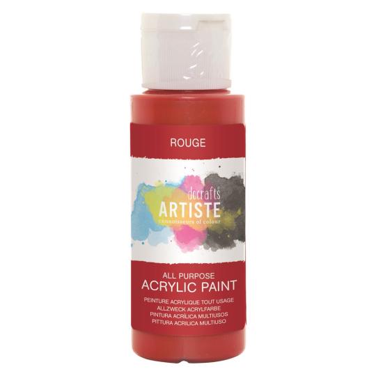 Docrafts Artiste Acrylfarbe 59ml Rot Rot