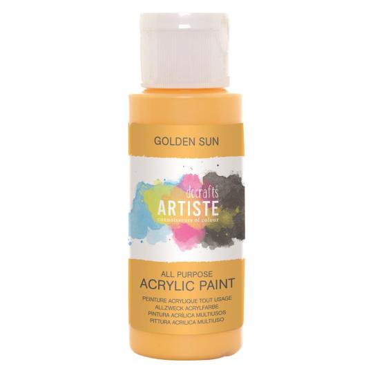 Docrafts Artiste Acrylfarbe 59ml Sonnengelb Sonnengelb