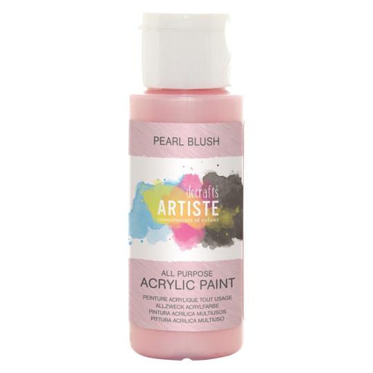 Docrafts Artiste Perlglanz-Acrylfarbe 59ml Rosa Rosa