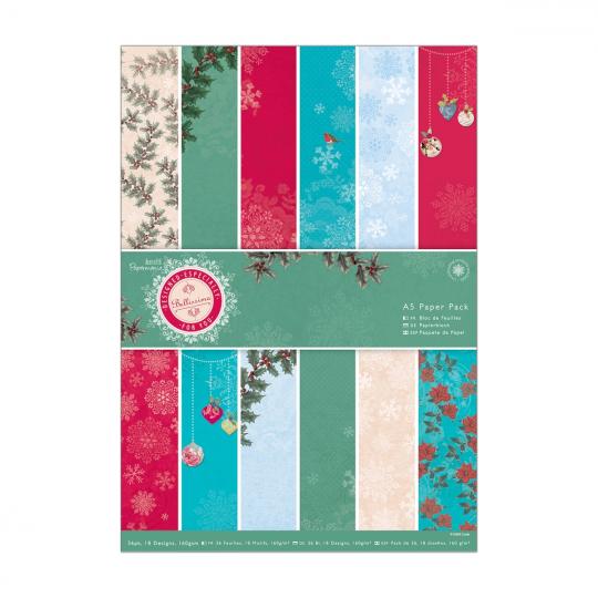 Docrafts Papermania A5 Paper Pack (36 Blatt) - Bellissima Christmas 