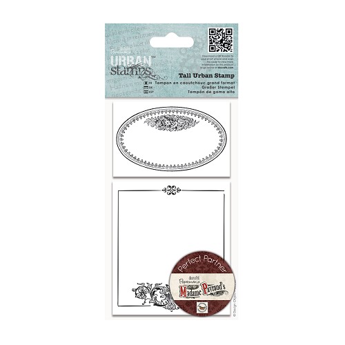 Docrafts Papermania Tall Urban Stempel - Oval Frame 