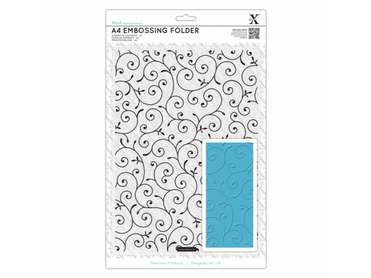 Docrafts Xcut A4 Embossing Folder - Delicate Flourishes 