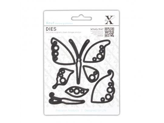 Docrafts Xcut Decorative Stanzer (8tlg) - Butterflies 