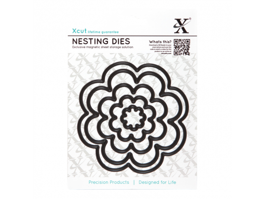 Docrafts Xcut Nesting Stanzschablonen (5Stk) -Blüte 