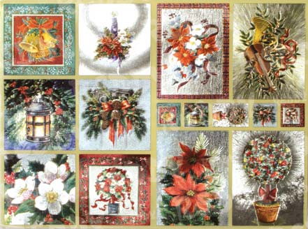 Dufex - Metallgravur Stickerbogen Weihnachten 