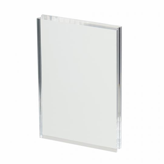 Efco Acrylblock mit Griffmulde, 100 x 150 x 15 mm, transparent 