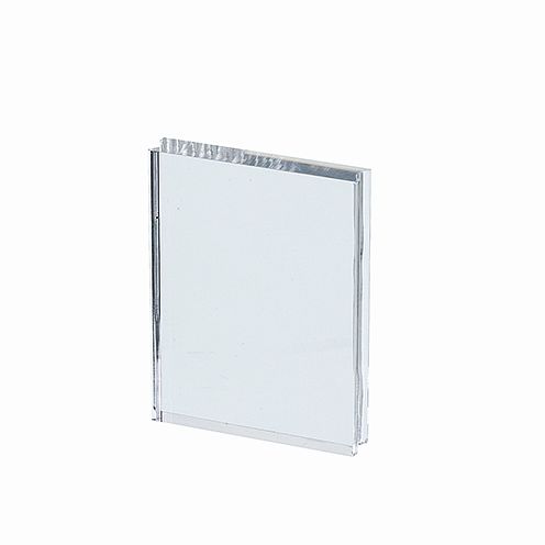 Efco Acrylblock mit Griffmulde, 76 x 100 x 15 mm, transparent 