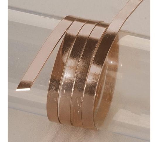 Efco Aludraht Aluminiumdraht 1x5mm x 2m FLACH dunkelbraun dunkelbraun