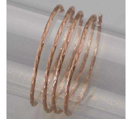 Efco Aludraht Aluminiumdraht Eloxiert Prägung Welle ø 2mm x 2m dunkelbraun dunkelbraun