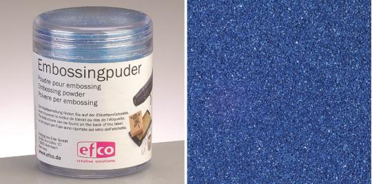 Efco Embossing Pulver 10g blau opak blau opak