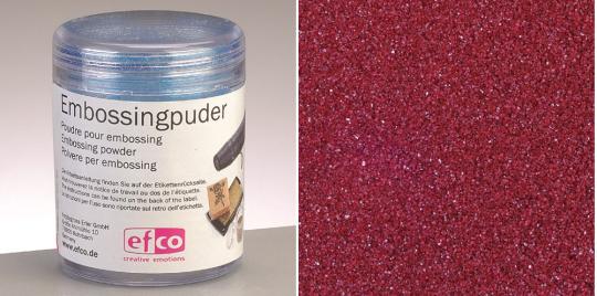 Efco Embossing Pulver 10g bordeaux opak bordeaux opak