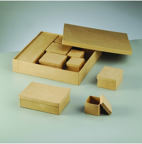 Efco Papp Art Boxen Quadrat Set 10tlg. 