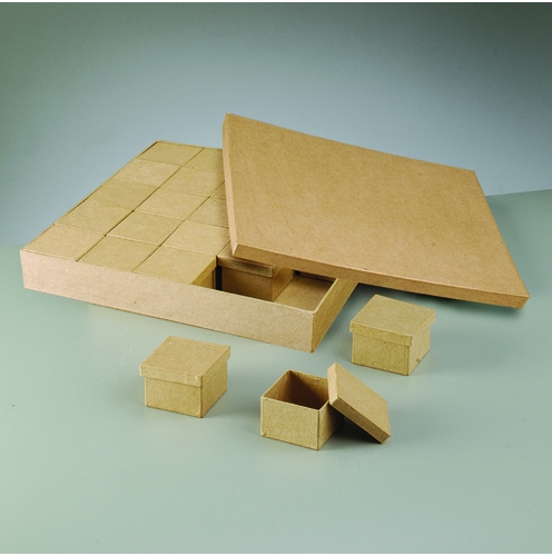 Efco Papp Art Boxen Quadrat Set 26tlg. 