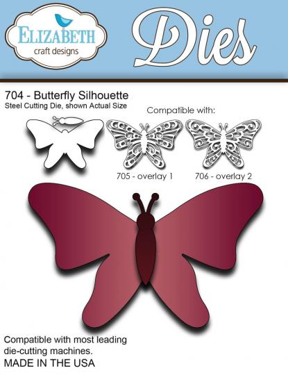 Elizabeth Craft Design Stanzer Butterfly Silhouette 