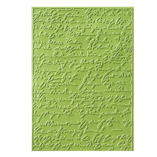 Embossing-Prägefolder/ -schablone Alte Schrift 2 10,6x15cm 