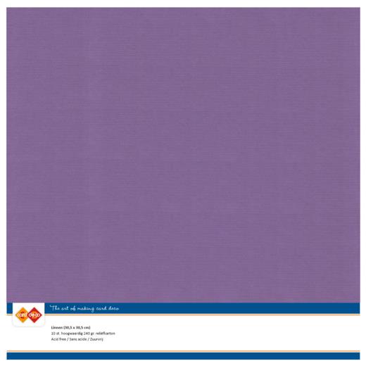 Findit Carddeco Leinenkarton 30,5 x 30,5cm 240g 10 Blatt Traube Traube