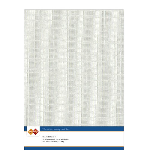 Findit Carddeco Leinenkarton DIN A4 240g 10 Blatt Hellgrau Hellgrau