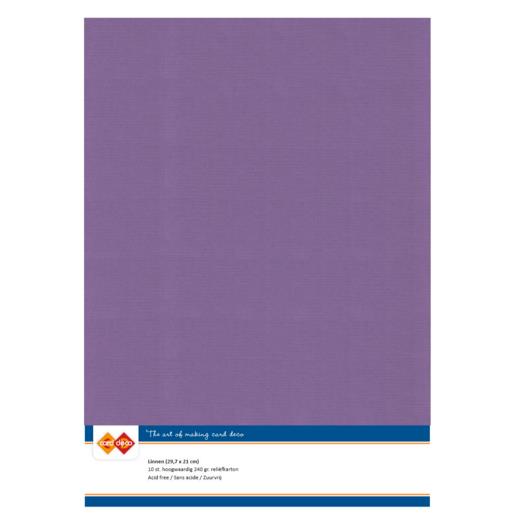 Findit Carddeco Leinenkarton DIN A4 240g 10 Blatt Traube Traube