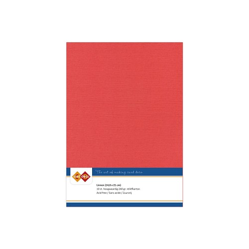 Findit Carddeco Leinenkarton DIN A5 240g 10 Blatt Flamingo Flamingo